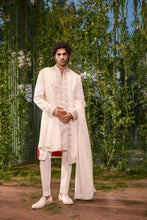 Load image into Gallery viewer, Shvet Agni - The Fearless King Sherwani
