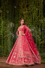 Load image into Gallery viewer, Mayura- The imperial peacock lehenga
