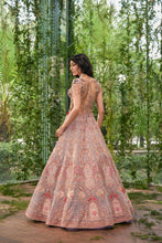 Load image into Gallery viewer, Rajsi Mayura - The Enchanted Grey lehenga
