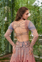 Load image into Gallery viewer, Dwirang-     A Tale in Two Hues Lehenga
