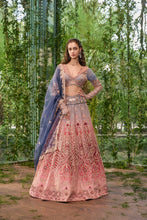 Load image into Gallery viewer, Dwirang-     A Tale in Two Hues Lehenga
