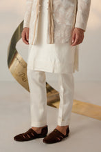 Load image into Gallery viewer, Dreamy Ivory Bandhgala set
