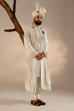 Load image into Gallery viewer, Albino white Sherwani set
