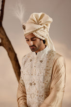 Load image into Gallery viewer, Ivory &amp; Gold Sherwani set
