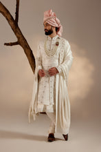 Load image into Gallery viewer, Gardenia White Sherwani Set
