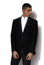Load image into Gallery viewer, Black Velvet Textured Tuxedo
