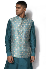 Load image into Gallery viewer, Forest Green Printed Bundi Kurta Set
