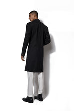 Load image into Gallery viewer, Black Basic Long Jacket Set
