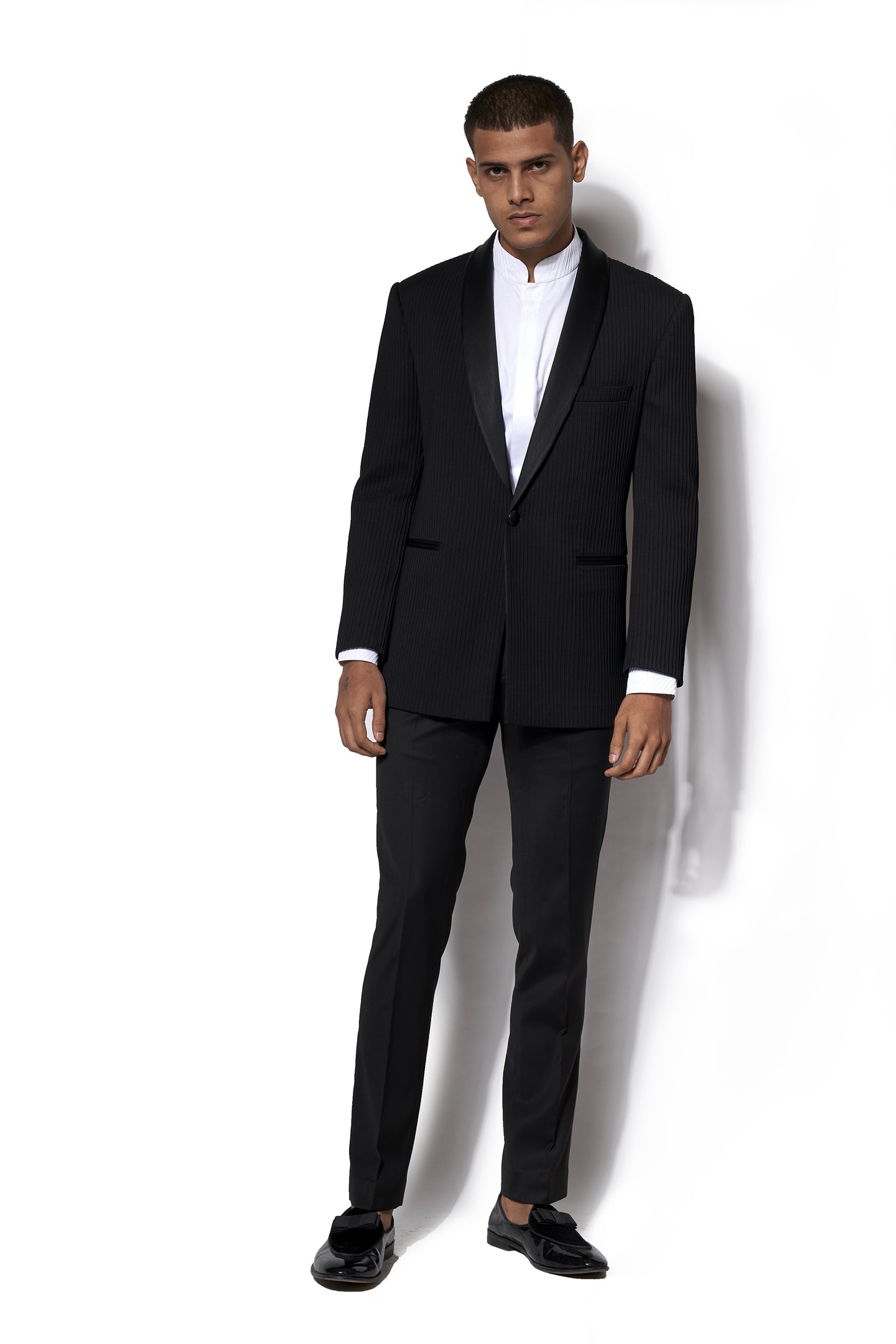 Black Signature Textured Tuxedo