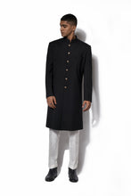 Load image into Gallery viewer, Black Basic Long Jacket Set
