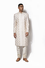 Load image into Gallery viewer, Ivory Hand Embroidered Sherwani Set
