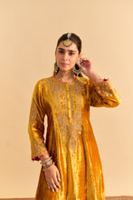 Load image into Gallery viewer, Laiba - Mustard A-line Kurta with Dhoti

