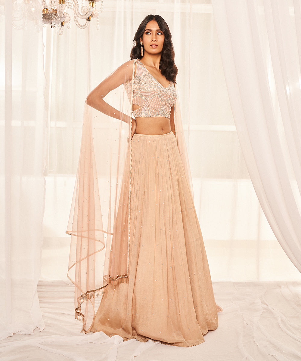 BLUSH PINK LEHENGA SET