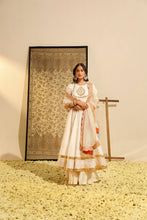 Load image into Gallery viewer, Ankle length anarkali with skirt and Dupatta
