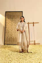 Load image into Gallery viewer, Long A-line kurta with palazzo and Dupatta
