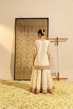 Load image into Gallery viewer, Short kurta with sharara and odhni
