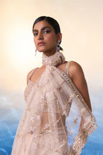 Load image into Gallery viewer, ROSE GOLD NET SAREE
