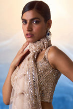 Load image into Gallery viewer, ROSE GOLD NET SAREE
