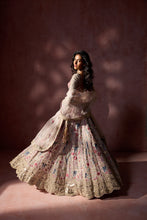 Load image into Gallery viewer, DUSTY PINK ORGANZA LEHENGA SET

