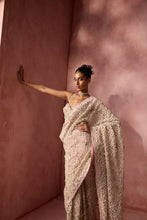 Load image into Gallery viewer, BLUSH PINK NET SAREE SET
