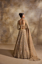 Load image into Gallery viewer, CHAMPAGNE GOLD LEHENGA CHOLI DUPATTA

