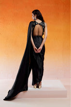 Load image into Gallery viewer, BLACK EMBELLLISHED &amp; EMBROIDERED LEHENGA SET
