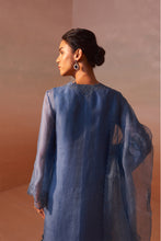 Load image into Gallery viewer, MID BLUE ORGANZA SUIT SET
