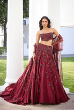 Load image into Gallery viewer, &quot;Eliora&quot; Tulle Lehenga Set
