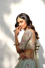 Load image into Gallery viewer, &quot;Rachel&quot; Raw Silk Lehenga Set
