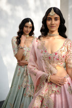 Load image into Gallery viewer, &quot;Eidel&quot; Raw Silk Lehenga
