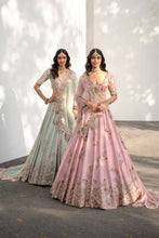 Load image into Gallery viewer, &quot;Eidel&quot; Raw Silk Lehenga
