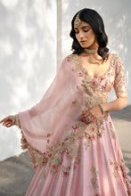 Load image into Gallery viewer, &quot;Eidel&quot; Raw Silk Lehenga
