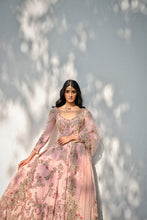 Load image into Gallery viewer, &quot;Miriam&quot; Bridal Chiffon Anarkali Set
