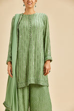 Load image into Gallery viewer, OLIVE GREEN PALAZZO SET
