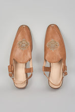 Load image into Gallery viewer, Brown Embroidered Peshawaris

