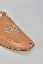 Load image into Gallery viewer, Brown Embroidered Peshawaris
