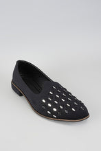 Load image into Gallery viewer, Coal Mirror Maze Loafers
