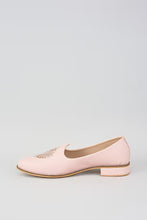 Load image into Gallery viewer, Blush Crown Leather Loafers
