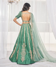 Load image into Gallery viewer, TEAL GREEN BRIDAL SET
