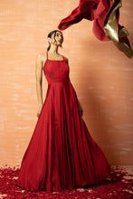 Load image into Gallery viewer, Deep Red Modal Gown Set
