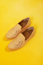 Load image into Gallery viewer, Brown Mirror Embroidered Loafer
