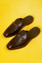 Load image into Gallery viewer, Black Mules with Buckle
