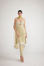 Load image into Gallery viewer, Fern Green Chandelier Pearl Drop Kurta Set
