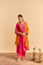 Load image into Gallery viewer, Aynaz - Hotpink Kurta with Salwar
