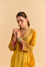 Load image into Gallery viewer, Aynaz - Mustard Kurta with Salwar
