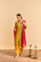 Load image into Gallery viewer, Aynaz - Mustard Kurta with Salwar
