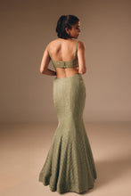 Load image into Gallery viewer, SAGE GREEN LEHENGA SET
