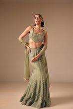 Load image into Gallery viewer, SAGE GREEN LEHENGA SET
