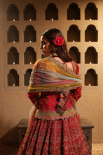 Load image into Gallery viewer, Maroon embroidered lehenga set
