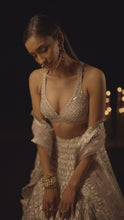 Load and play video in Gallery viewer, Dusty Lavender Lehenga Set
